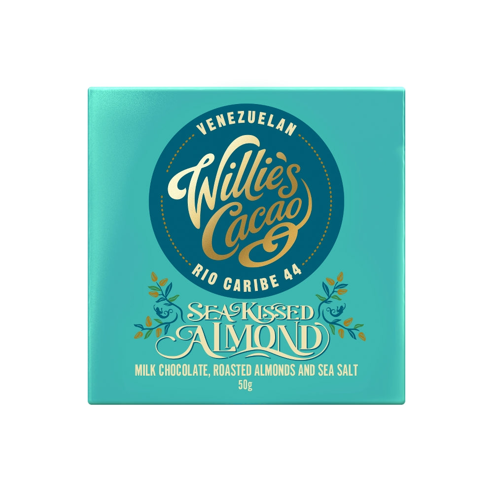 Willie's Cacao Sea Kissed Almond Venezuelan Chocolate (50g)
