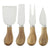 Taylors Eye Witness Acacia Wood Handle Four Piece Cheese Knife Set