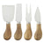 Taylors Eye Witness Acacia Wood Handle Four Piece Cheese Knife Set
