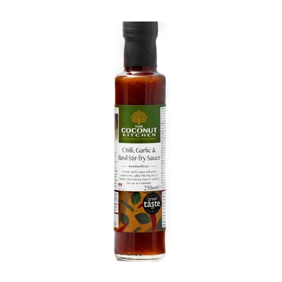 The Coconut Kitchen Chilli Garlic & Basil Stir-Fry Sauce (250ml)