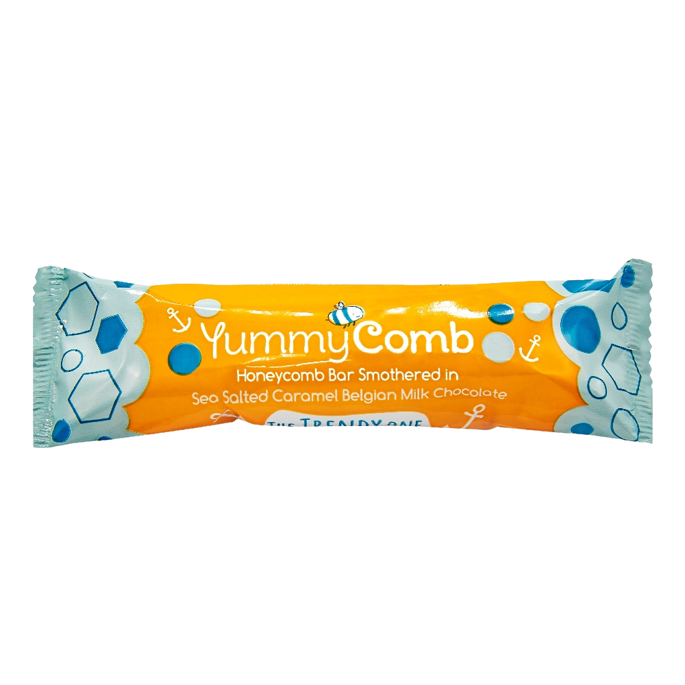 Yummycomb Salted Caramel Milk Chocolate Honeycomb Bar (35g)