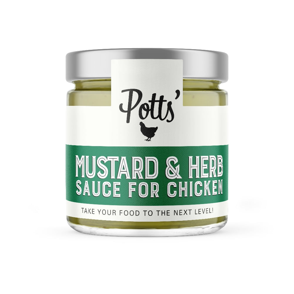 Potts Mustard & Herb Sauce for Chicken (180g)
