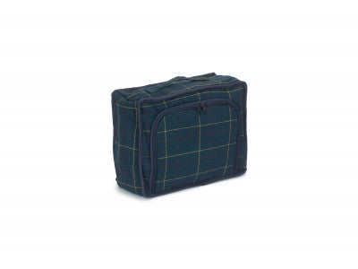 BLUE TWEED COOLER BAG