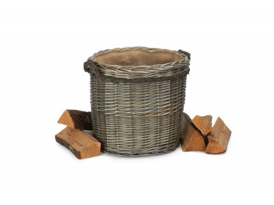 SIZE 1 ANTIQUE WASH ROUND STORAGE BASKET