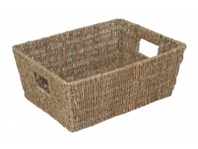 LARGE TAPERED SEAGRASS BASKET