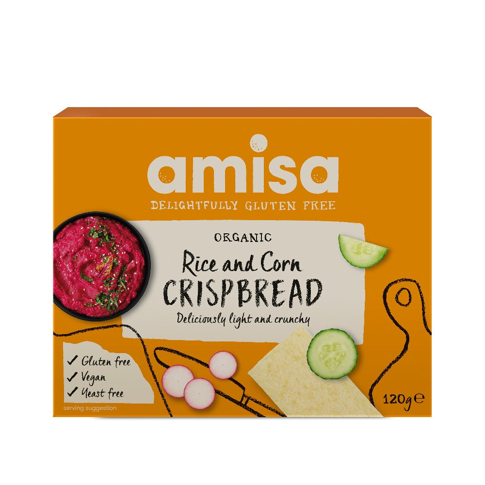 Amisa Organic Rice & Corn Crispbread (120g)