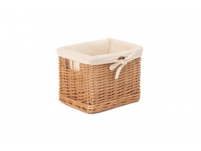 SMALL DEEP STORAGE BASKET with LINING