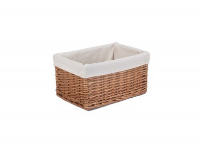 MEDIUM DOUBLE STEAMED LINED STORAGE BASKET