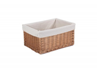 LARGE DOUBLE STEAMED LINED STORAGE BASKET