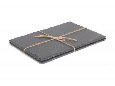 LARGE RECTANGULAR SLATE PLACE MAT SET 2