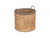 SMALL ROUND WATER HYACINTH BASKET