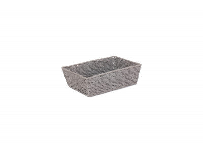 MEDIUM GREY PAPER ROPE TRAY