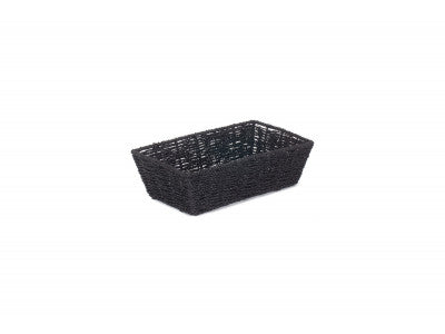 MEDIUM BLACK PAPER ROPE TRAY