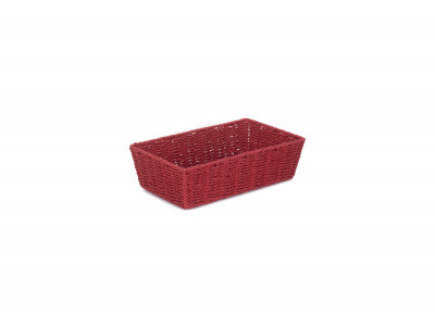 MEDIUM RED PAPER ROPE TRAY
