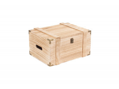 6 BOTTLE WINE CHEST BOX