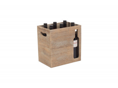 6 WINE BOTTLE CUT-OUT CARRIER