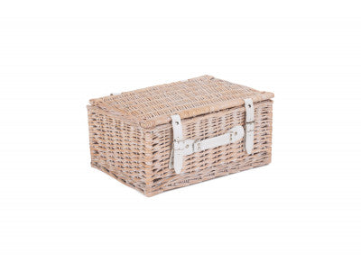 16" WHITE HAMPER