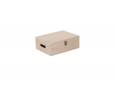 12" UNVARNISHED WOODEN BOX