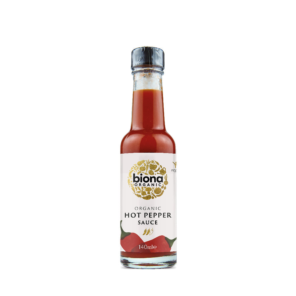 Biona Organic Hot Pepper Sauce (140ml)