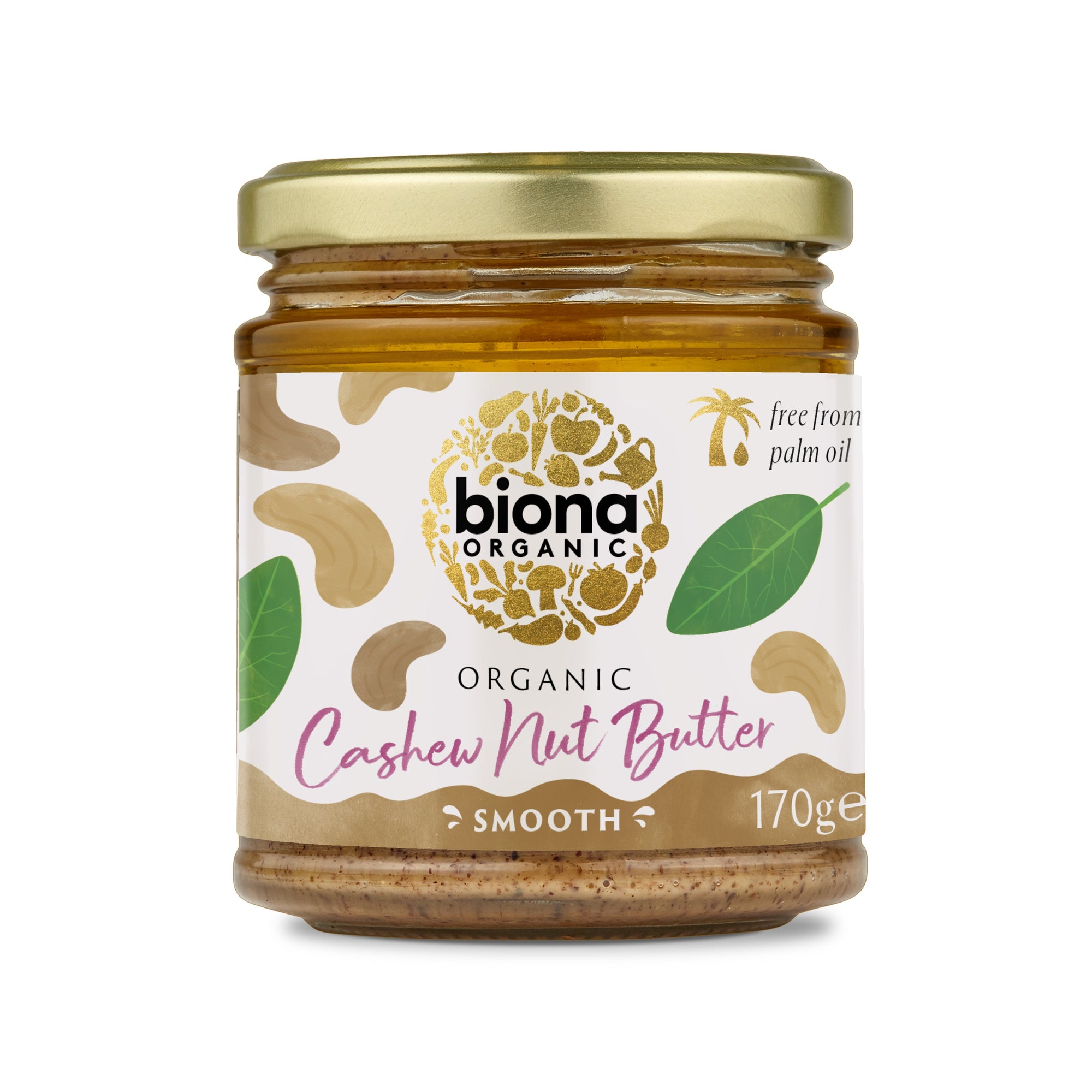 Biona Organic Smooth Cashew Nut Butter (170g)