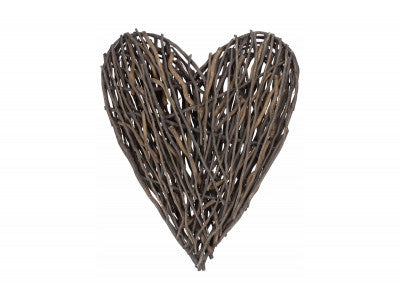 LARGE RUSTIC WILLOW HEART