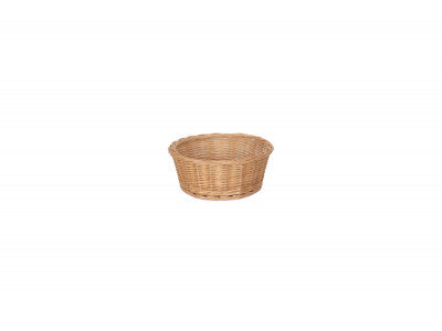 24cm ROUND BUFF WILLOW TAPERED TRAY