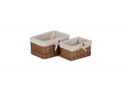 AUTUMN DOUBLE STEAMED WILLOW TRAY with LINING SET 2