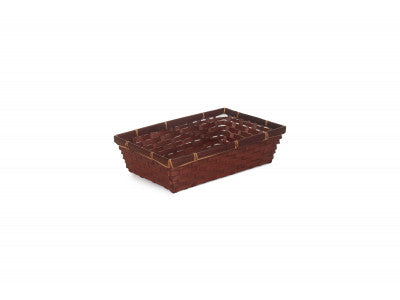 LARGE DARK BROWN BAMBOO PACKING TRAY