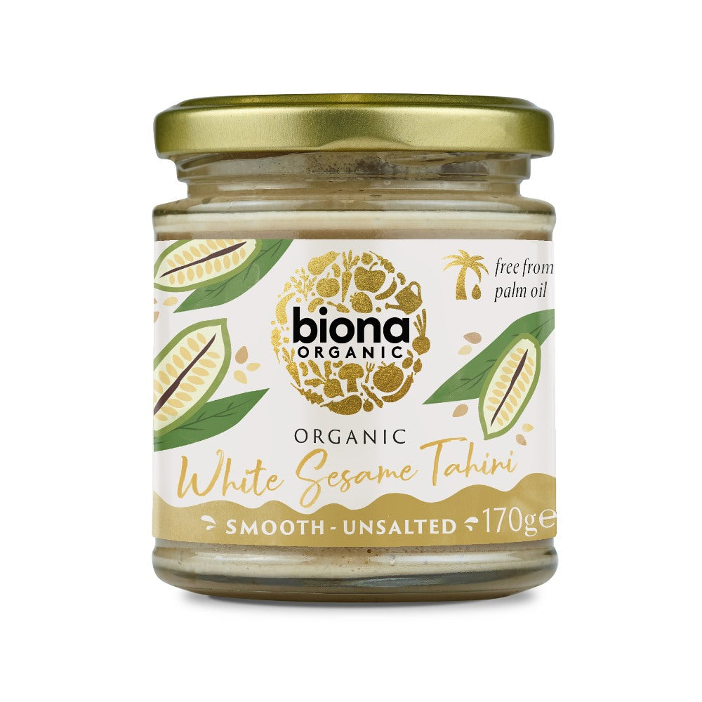 Biona Organic White Sesame Tahini (170g) by Biona - The Pop Up Deli