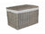 24" GREY WASH STORAGE HAMPER