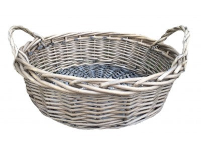 LARGE ROUND ANTIQUE WASH DISPLAY TRAY