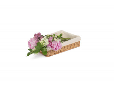 MEDIUM LINED STRAIGHT-SIDED RECTANGULAR TRAY