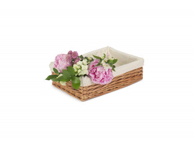 LARGE LINED STRAIGHT-SIDED RECTANGULAR TRAY