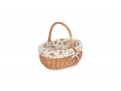 SMALL DELUXE SHOPPER with GARDEN ROSE LINING