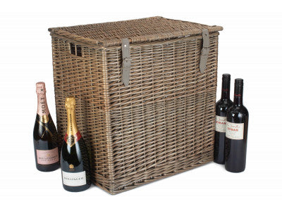 SIZE 2 - ANTIQUE WASH VINTNER STORAGE HAMPER