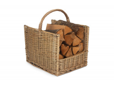 ANTIQUE WASH OPEN END BASKET