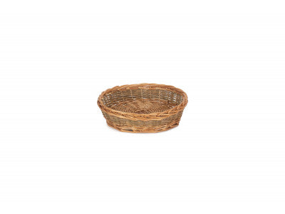 LARGE UNPEELED WILLOW ROUND TRAY