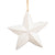 White Wood Hanging Star Decoration Large