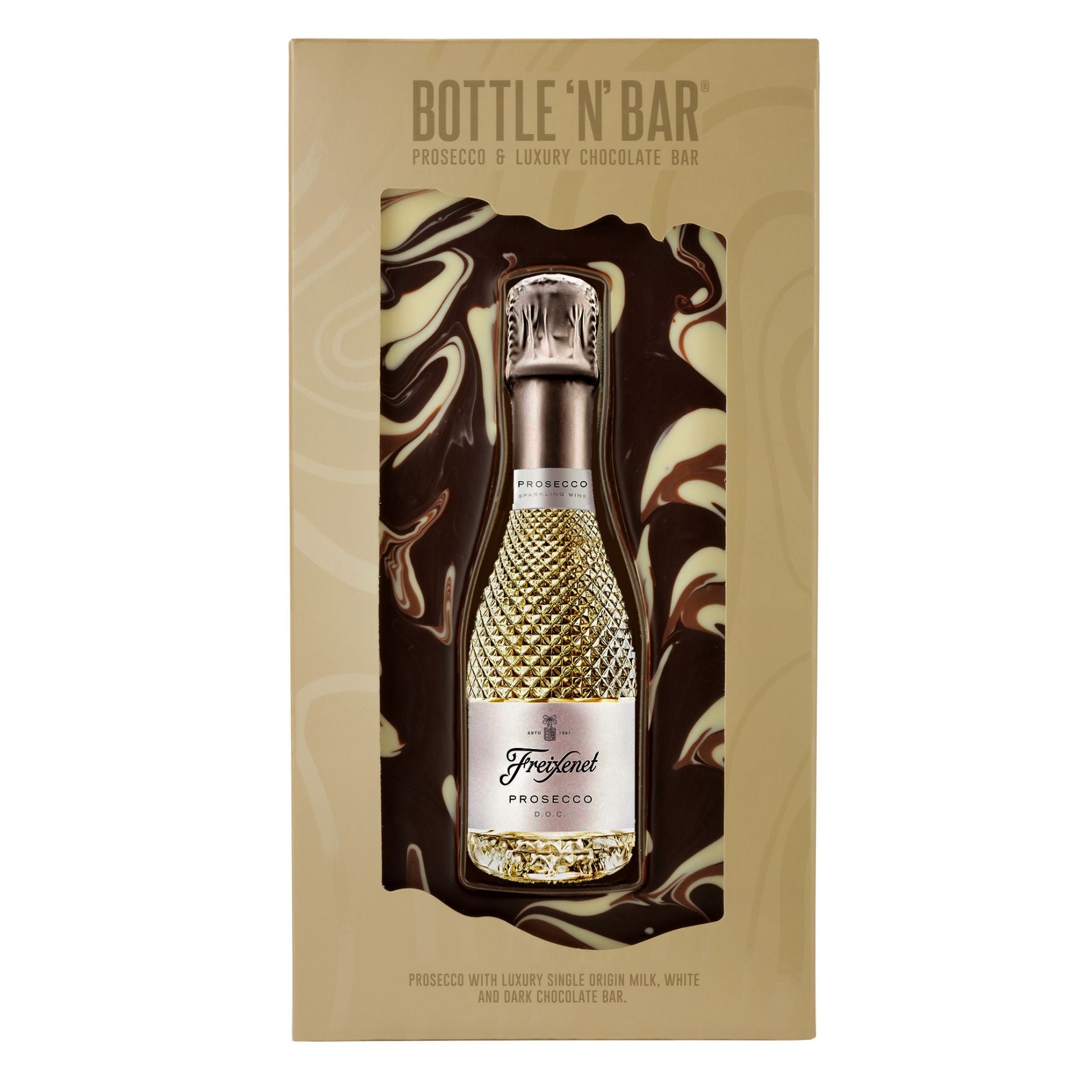 Bottle 'N' Bar Freixenet Prosecco & Chocolate by The Pop Up Deli - The Pop Up Deli
