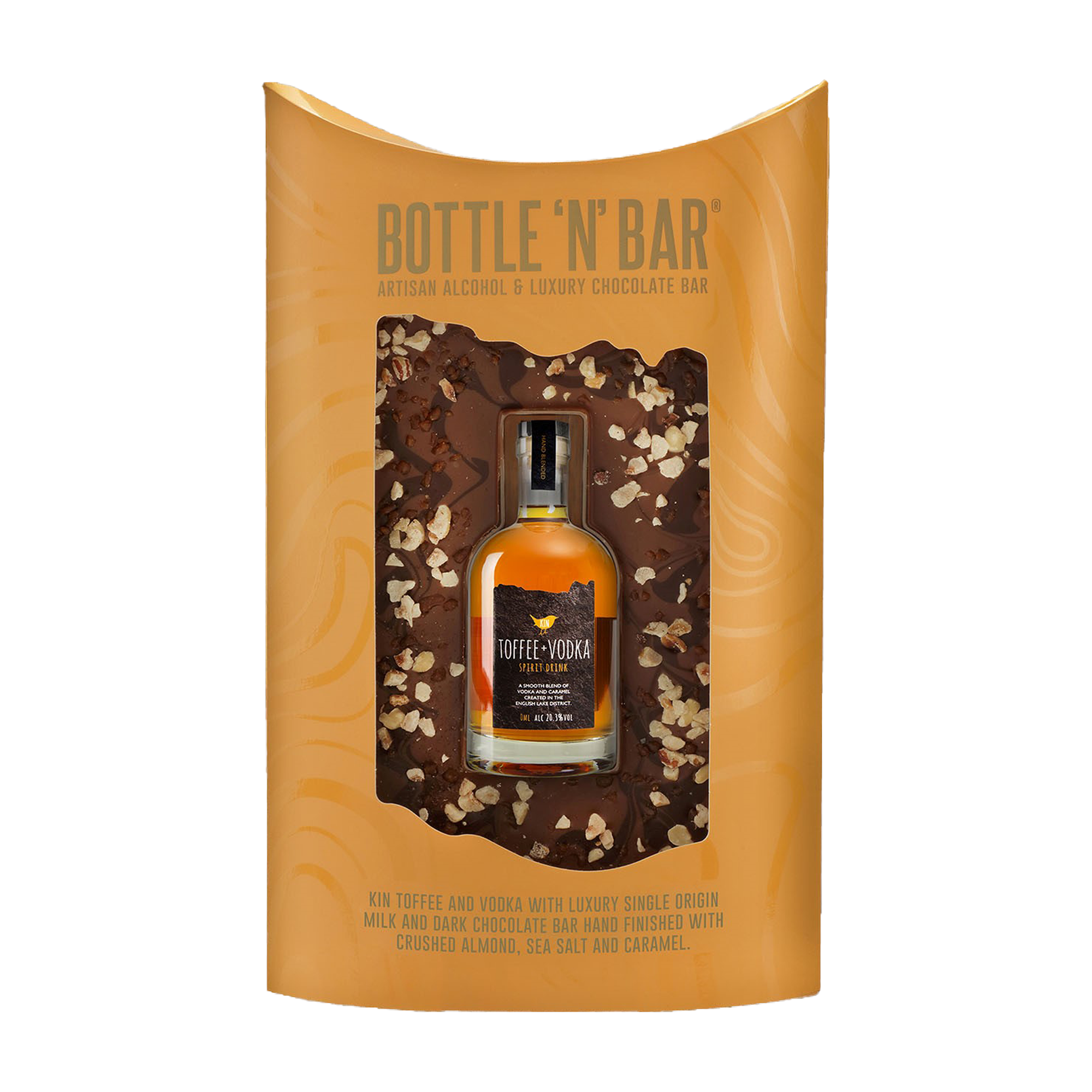 Bottle 'N' Bar Kin Toffe Vodka & Milk & Dark Chocolate by The Pop Up Deli - The Pop Up Deli