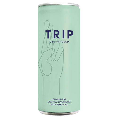 TRIP CBD Infused Drink With Adaptogens - Lemon Basil 250ml by TRIP - The Pop Up Deli