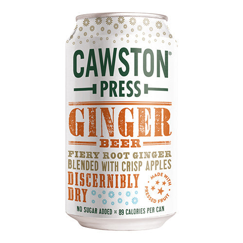 Cawston Press Sparkling Ginger Beer 330ml Cans  [WHOLE CASE]