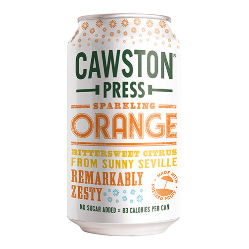 Cawston Press Sparkling Seville Orange 330ml Cans  [WHOLE CASE]