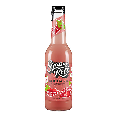 Square Root Rhubarb Bottle 275  [WHOLE CASE]