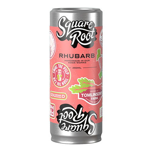 Square Root Rhubarb 250 ml Can [WHOLE CASE]