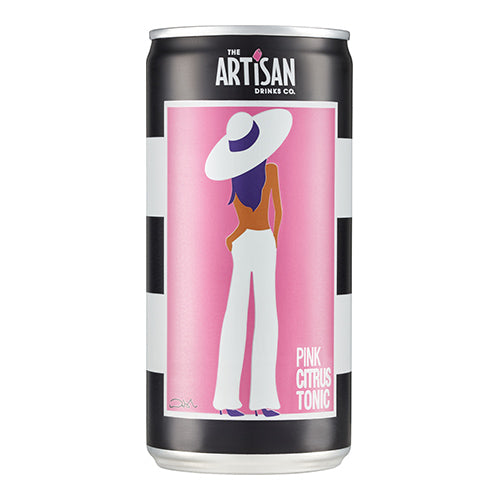 Artisan Drinks Pink Citrus Tonic 6 x 4 200ml Can [WHOLE CASE]