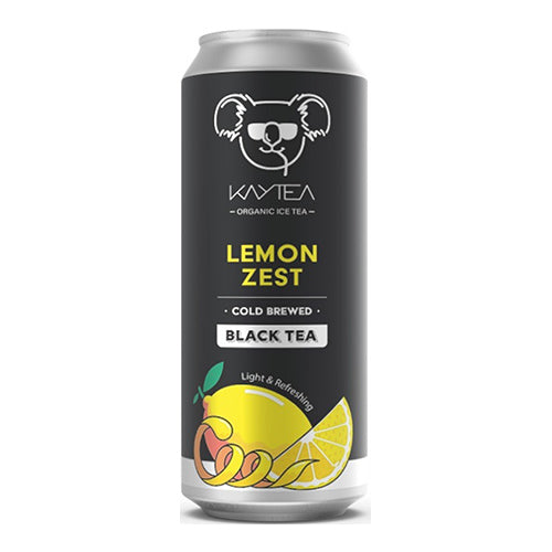 KAYTEA Lemon Zest (Organic) 330ml Can  [WHOLE CASE]