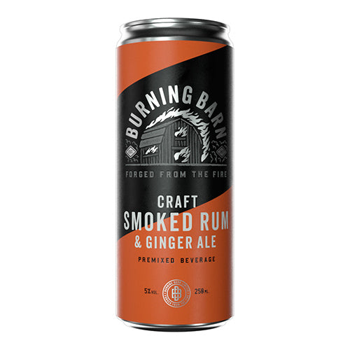 Burning Barn Rum Smoked & Ginger 5% 250ml  [WHOLE CASE]