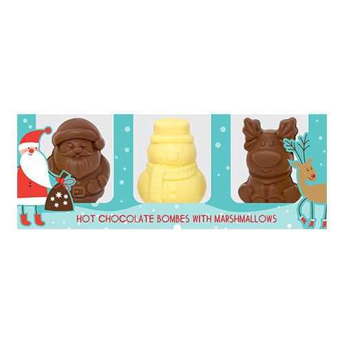 Cocoba Set of 3 Character Hot Chocolate Bombes 150g [WHOLE CASE]