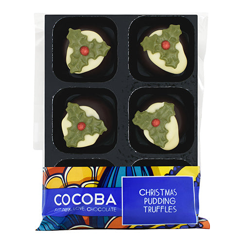 Cocoba Christmas Pudding Truffles 72g [WHOLE CASE]